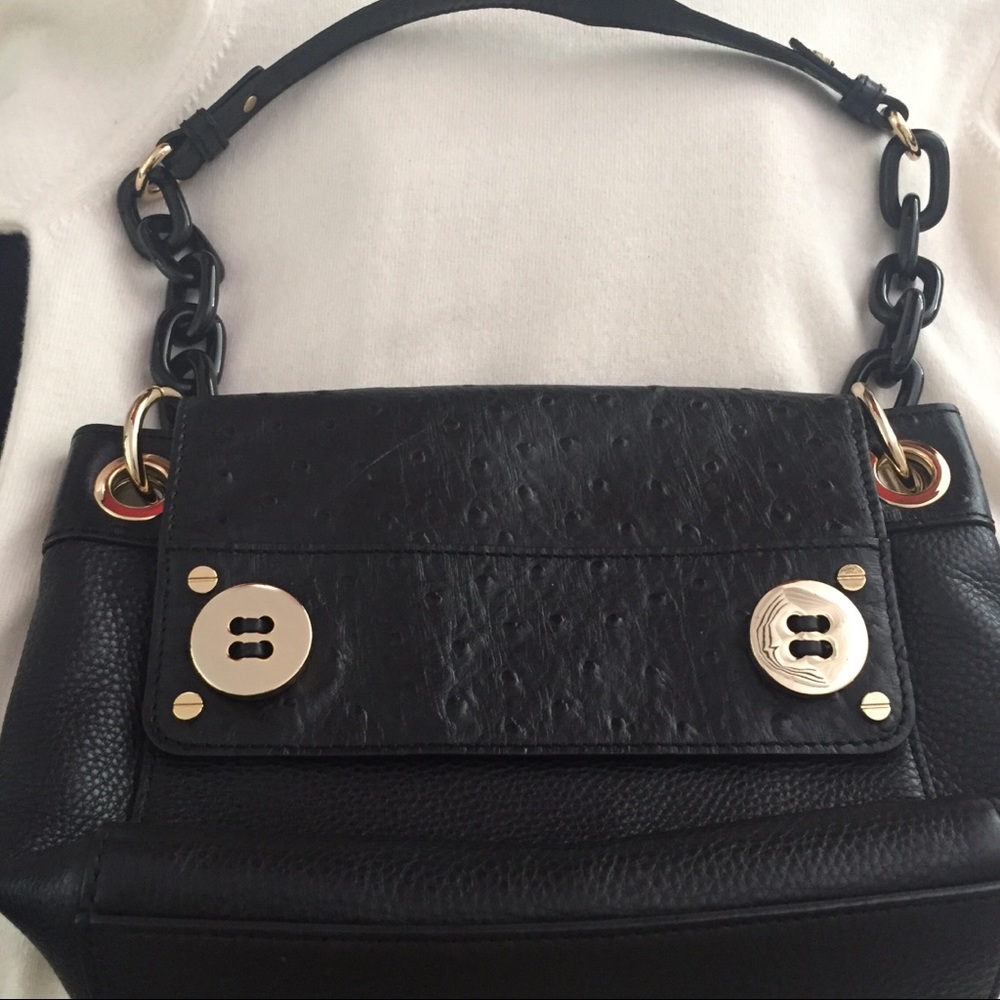 Milly black patent leather bag..New like condition